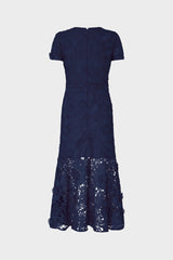Tahlia Lace Dress Navy | Milly Women