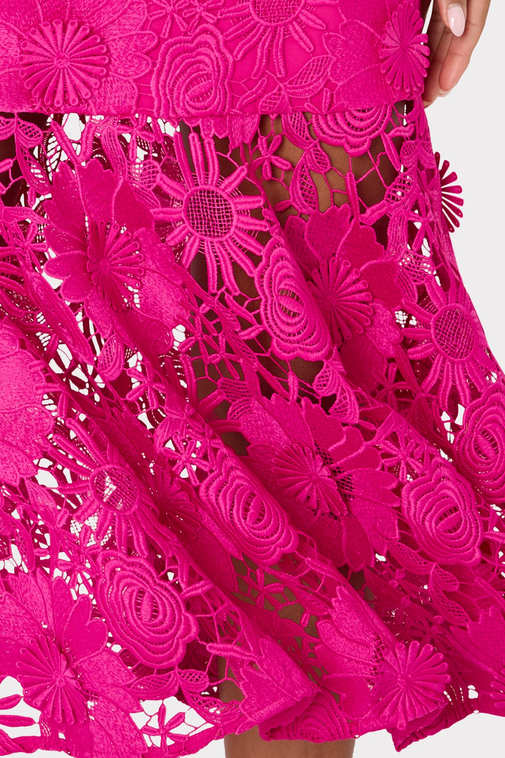 Tahlia Lace Dress Fuchsia | Milly Women