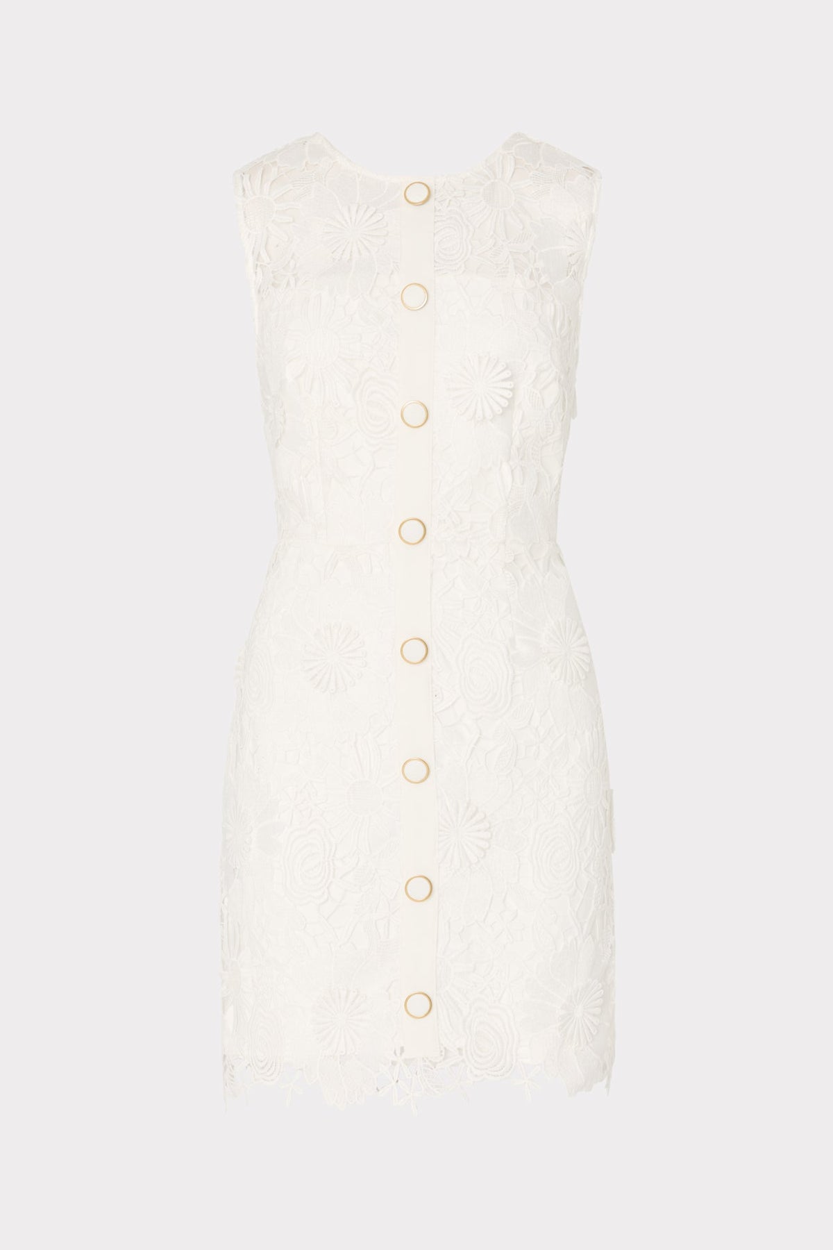 Judy Lace Mini Dress White | Milly Women