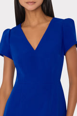 Cady Atalie Dress Royal | Milly Women