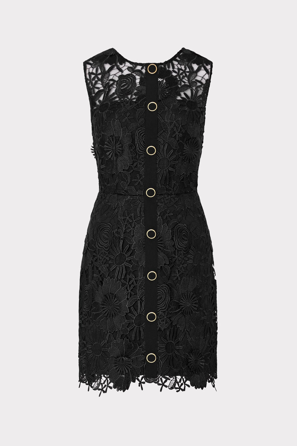 Judy Lace Mini Dress Black | Milly Women