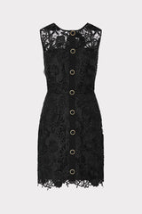 Judy Lace Mini Dress Black | Milly Women