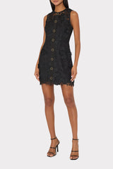 Judy Lace Mini Dress Black | Milly Women