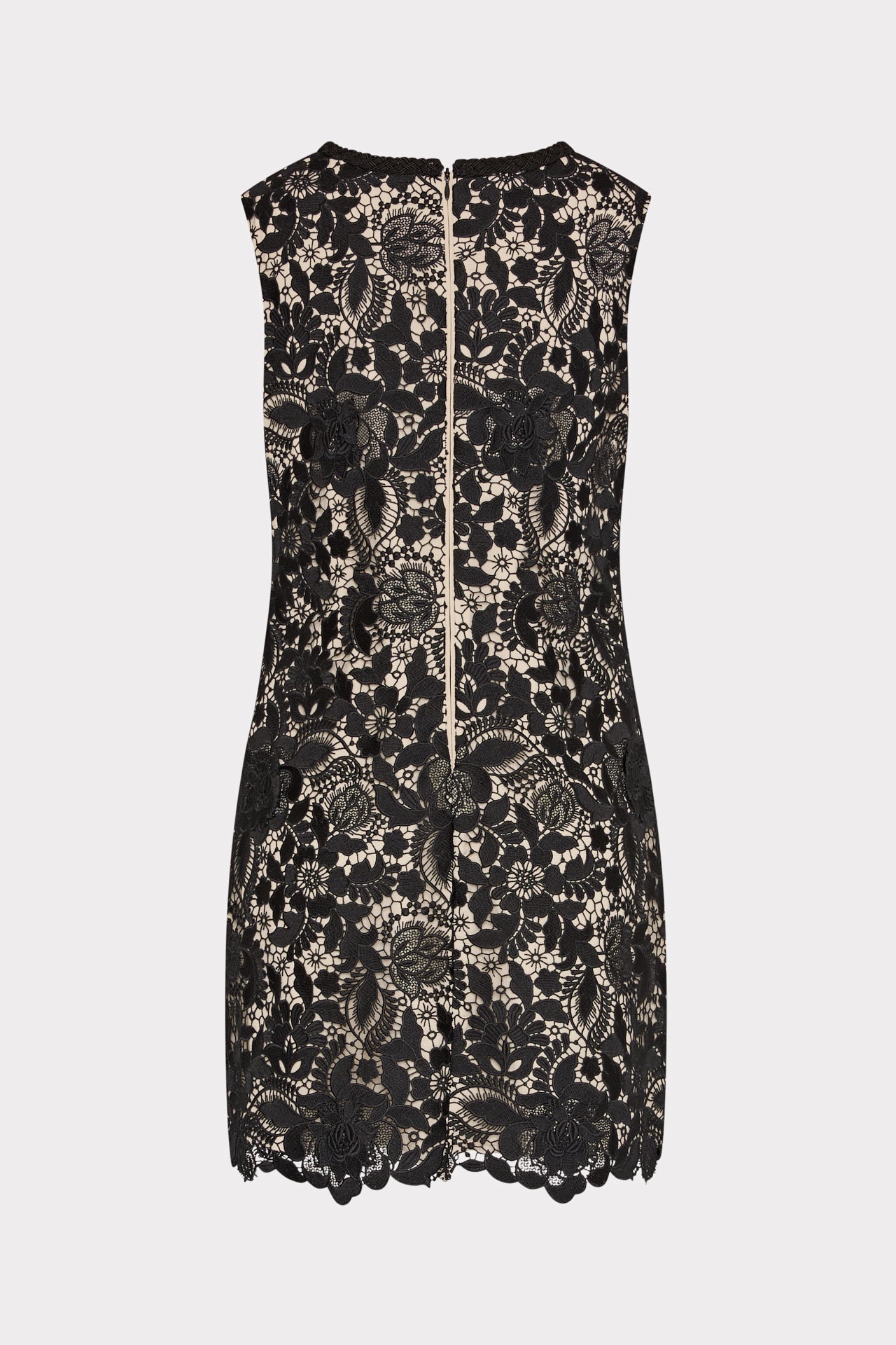 3D Garden Lace Sleeveless Mini Dress Black | Milly Women