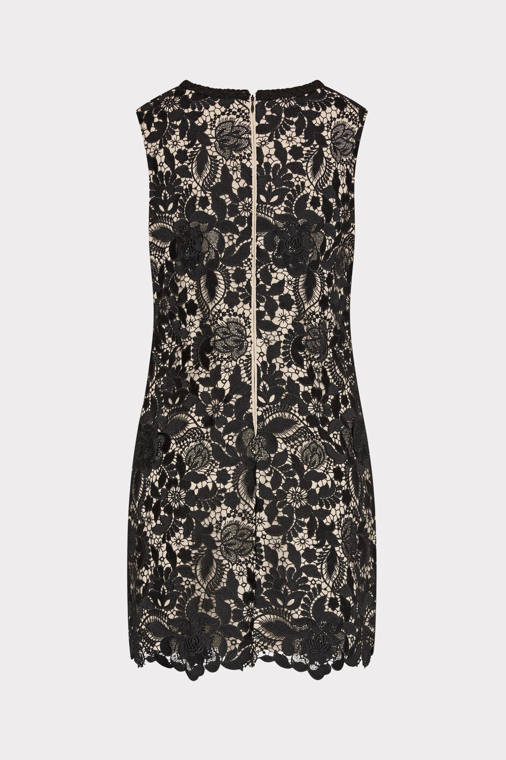 3D Garden Lace Sleeveless Mini Dress Black | Milly Women