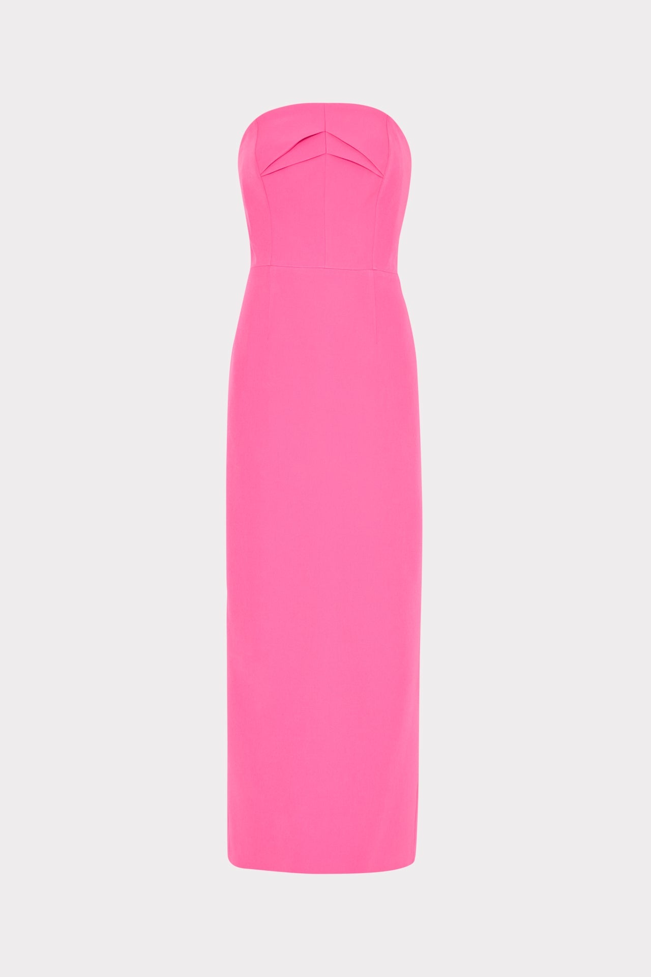 Taylor Triangle Pleat Cady Dress Pink | Milly Women