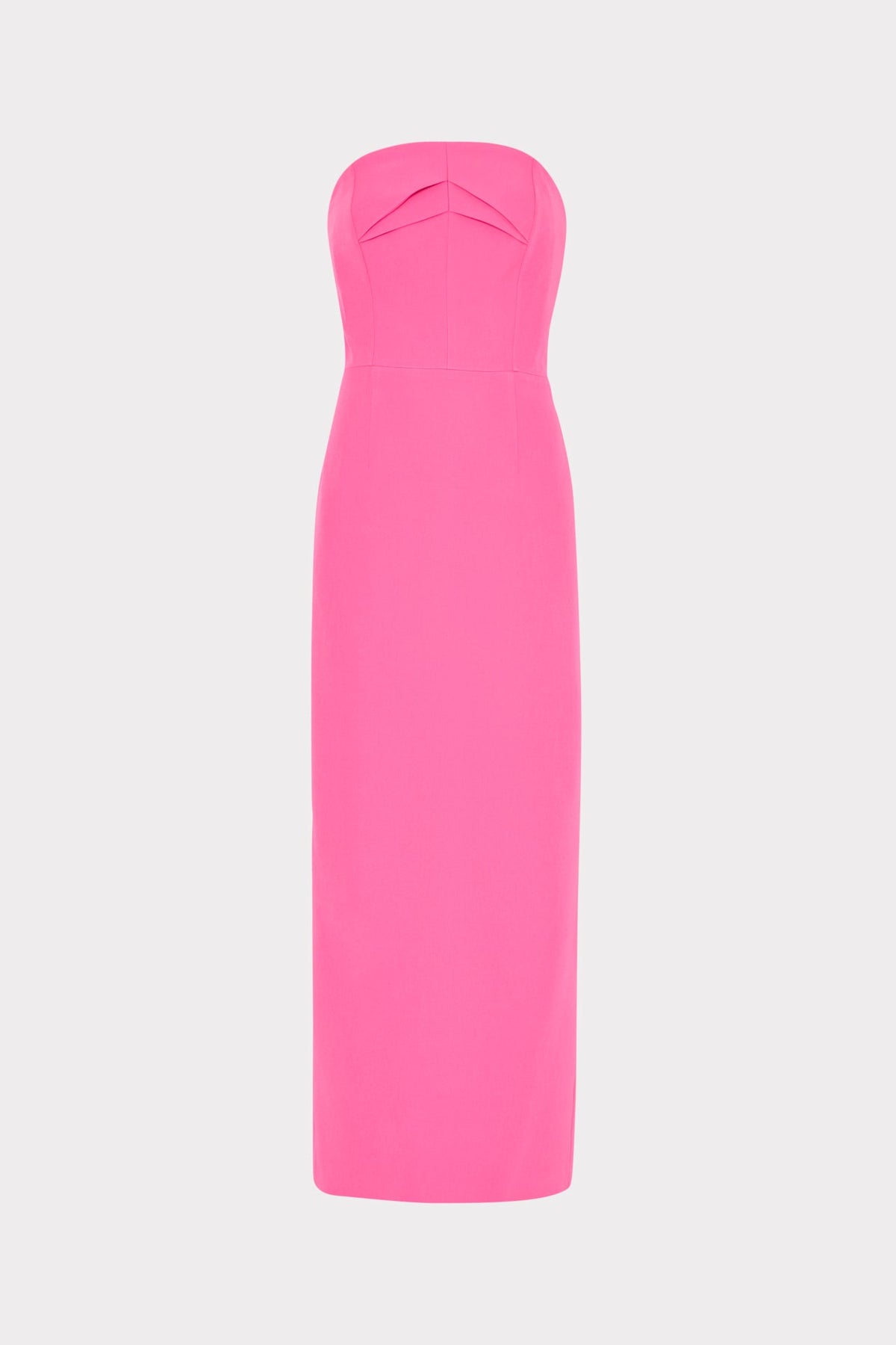 Taylor Triangle Pleat Cady Dress Pink | Milly Women