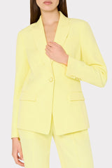 Avery Cady Blazer Yellow | Milly Women