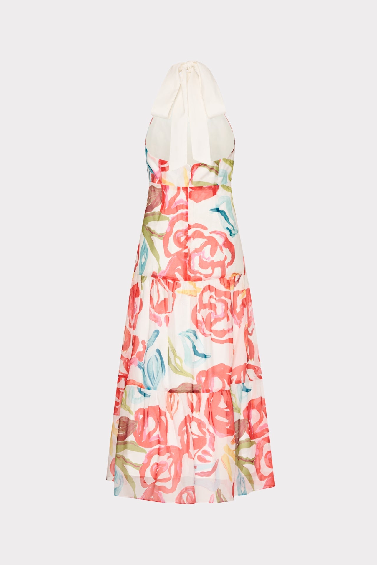 Hayden Floraison Rouge Organza Dress Red Multi | Milly Women