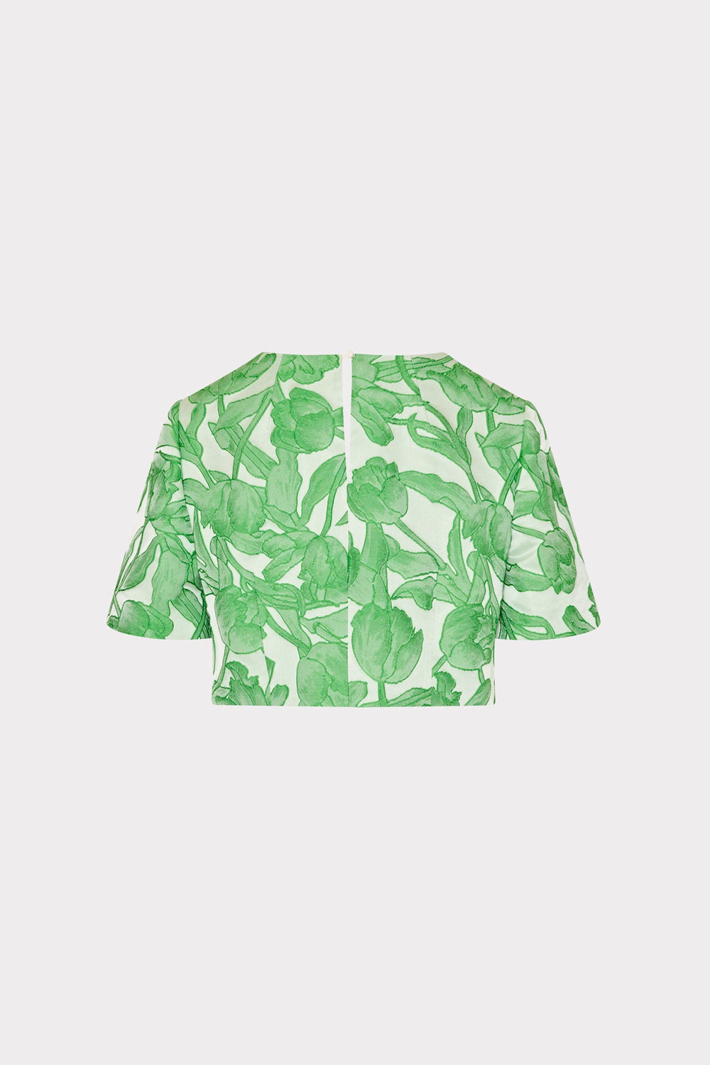 Tulip Jacquard Top Green Multi | Milly Women