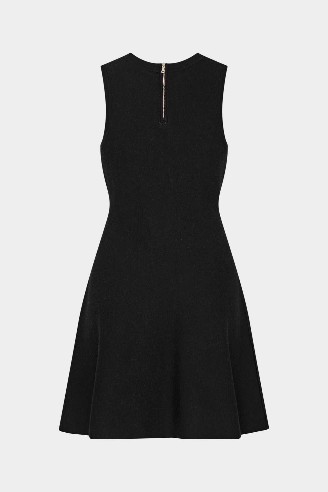Floral Flare Knit Mini Dress Black/Ecru | Milly Women