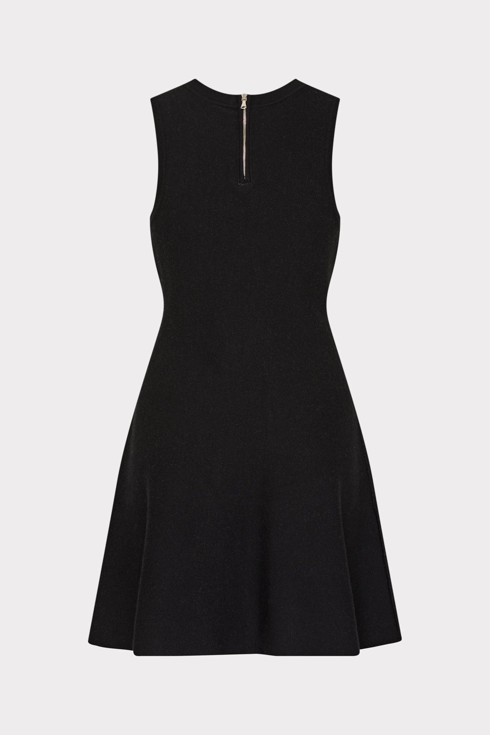 Floral Flare Knit Mini Dress Black/Ecru | Milly Women