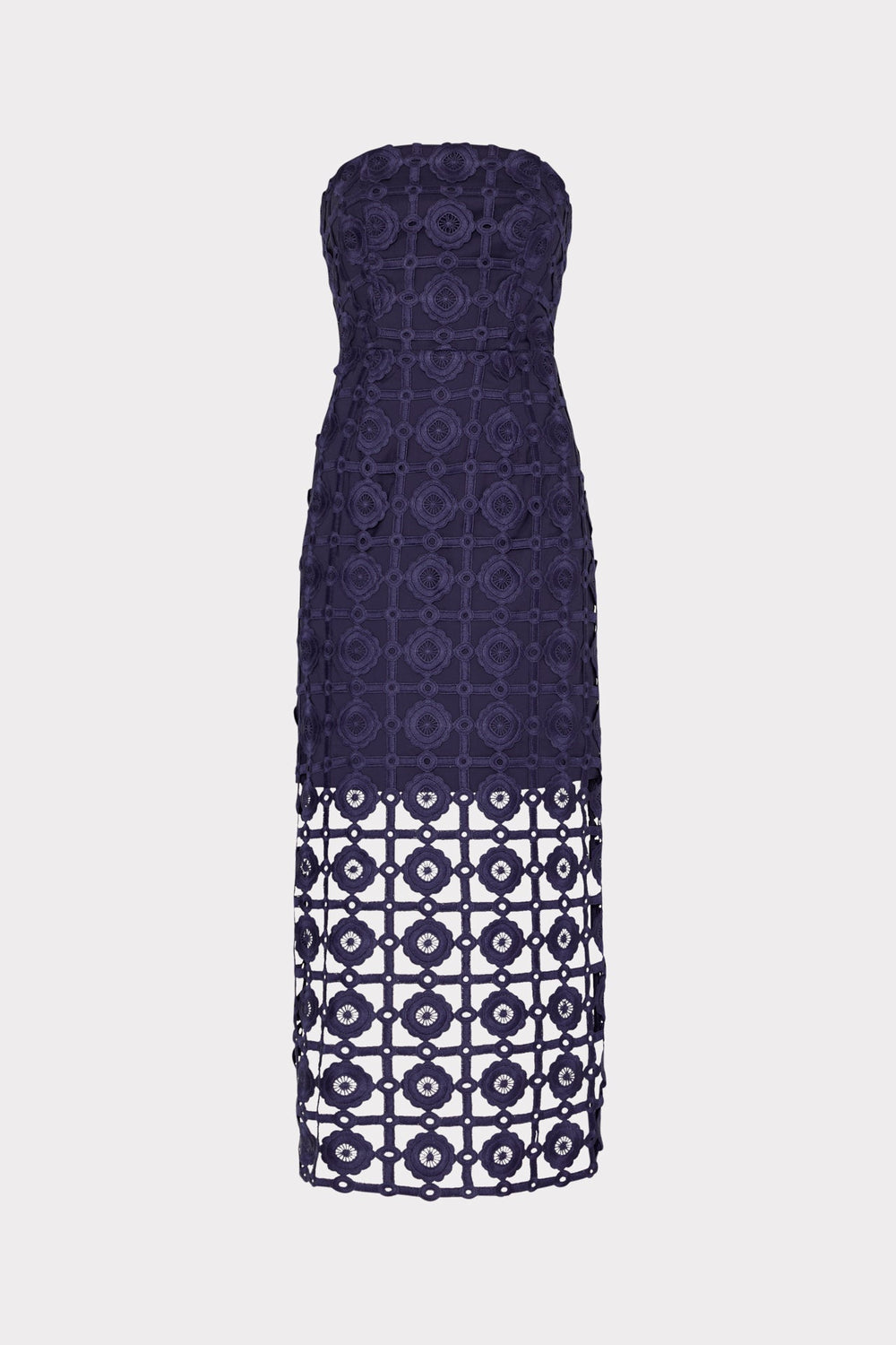 Kait Tile Lace Dress Navy | Milly Women