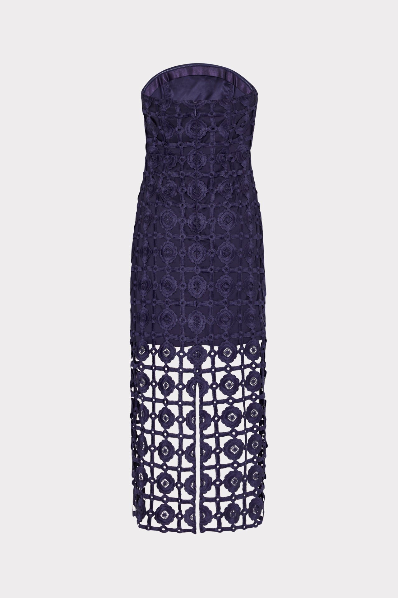 Kait Tile Lace Dress Navy | Milly Women