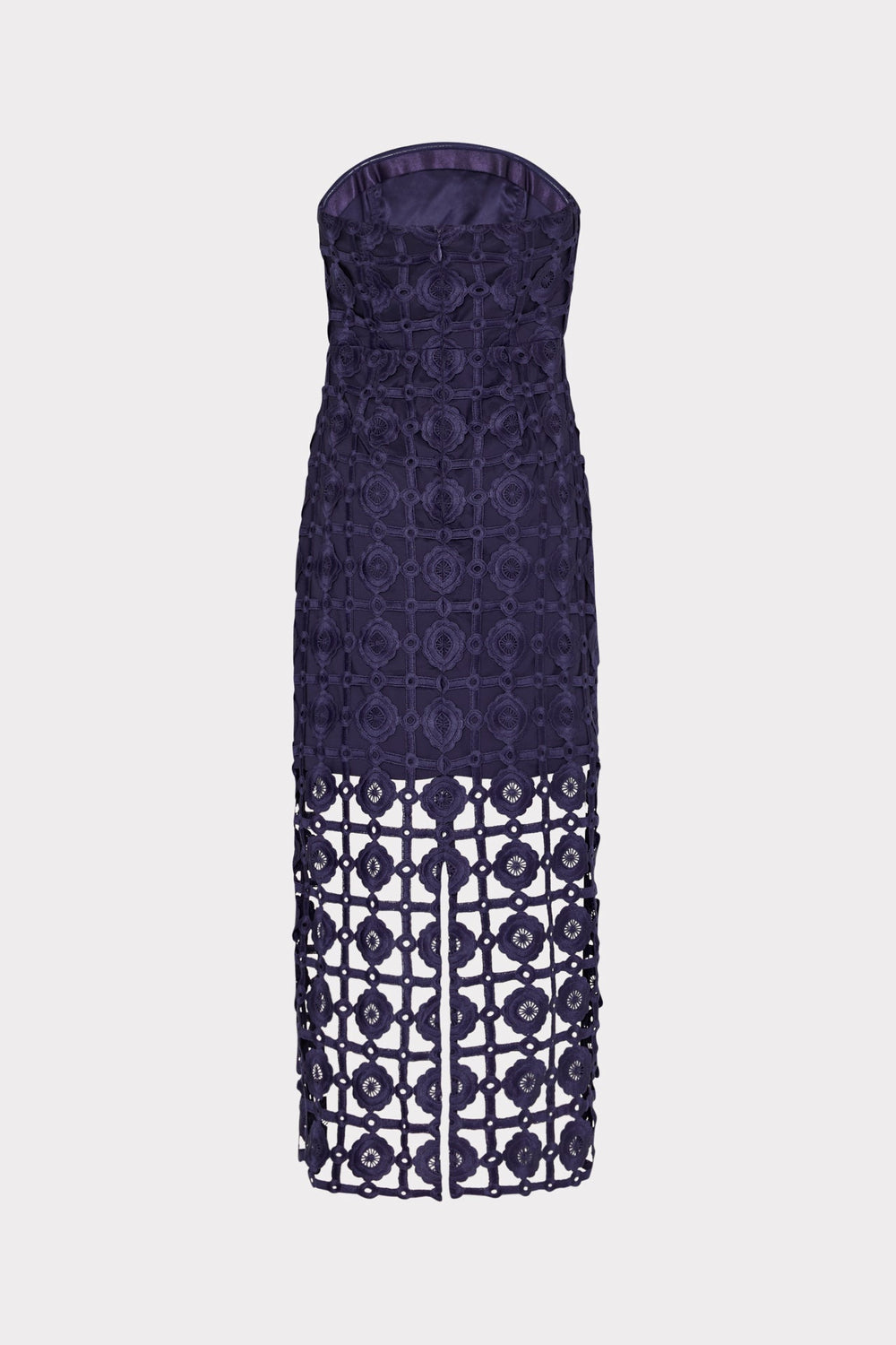 Kait Tile Lace Dress Navy | Milly Women