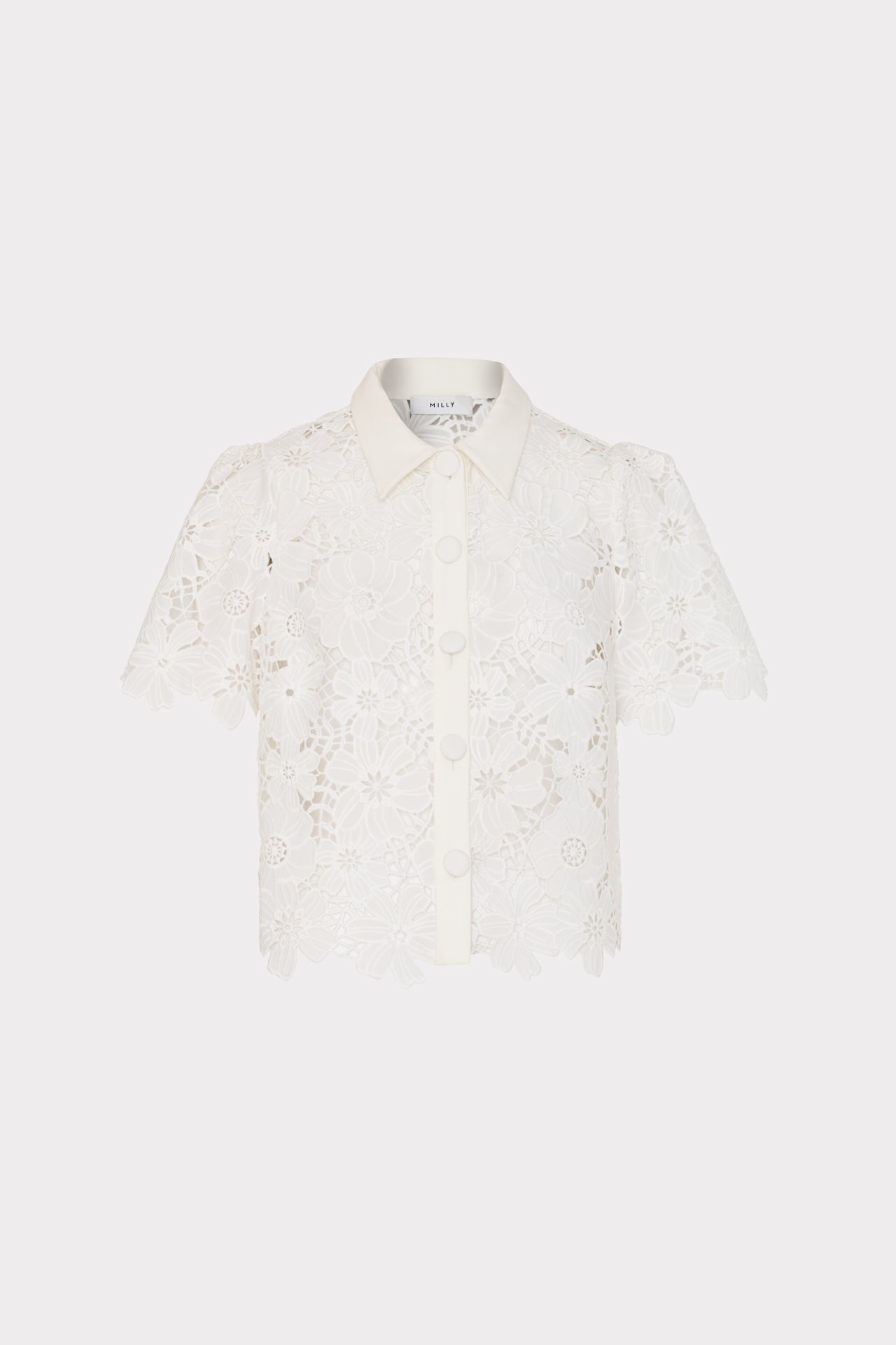 Addison Roja Lace Top White | Milly Women