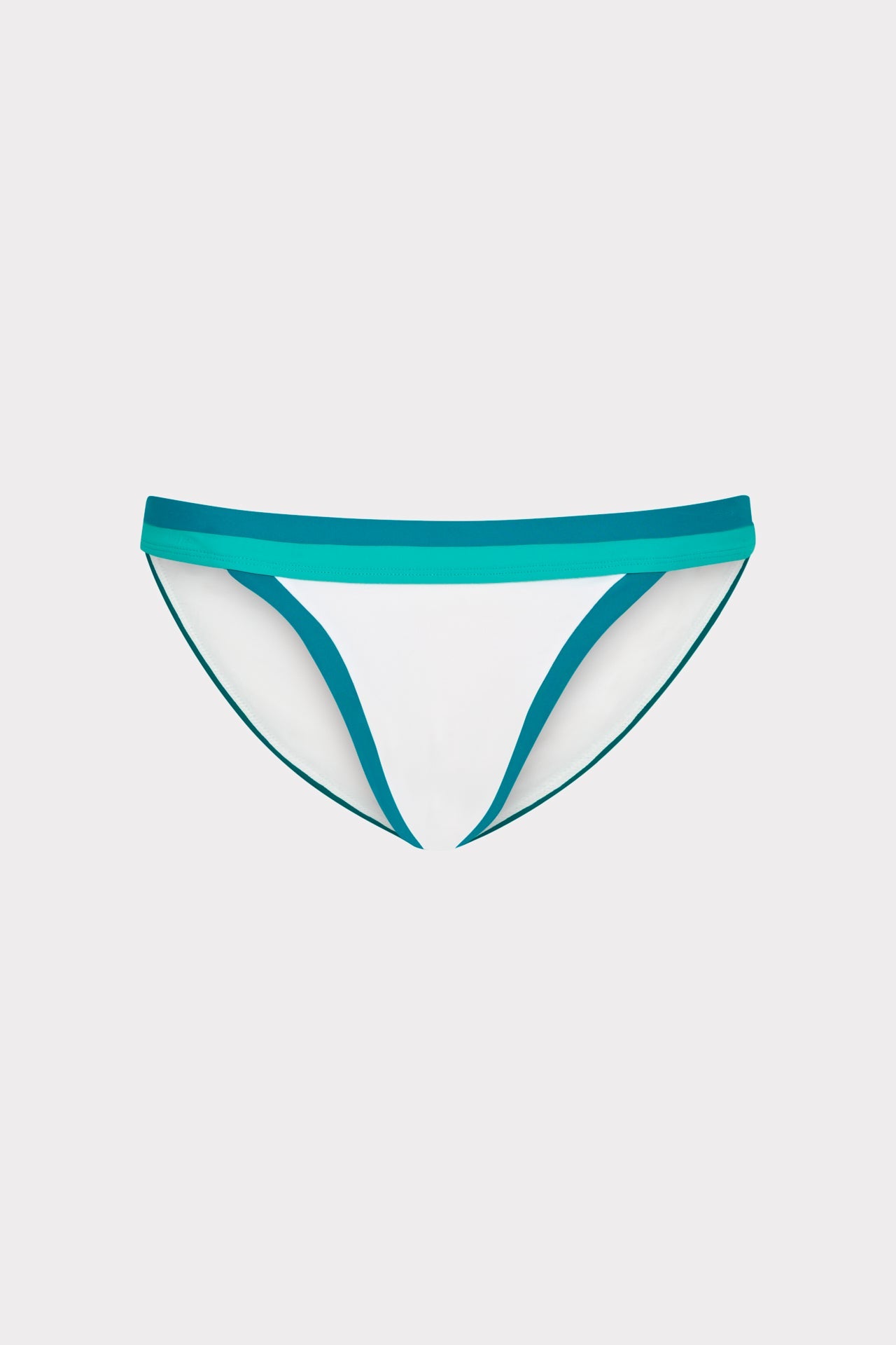 Positano Color Block Bikini Bottom Sea Green Multi | Milly Women