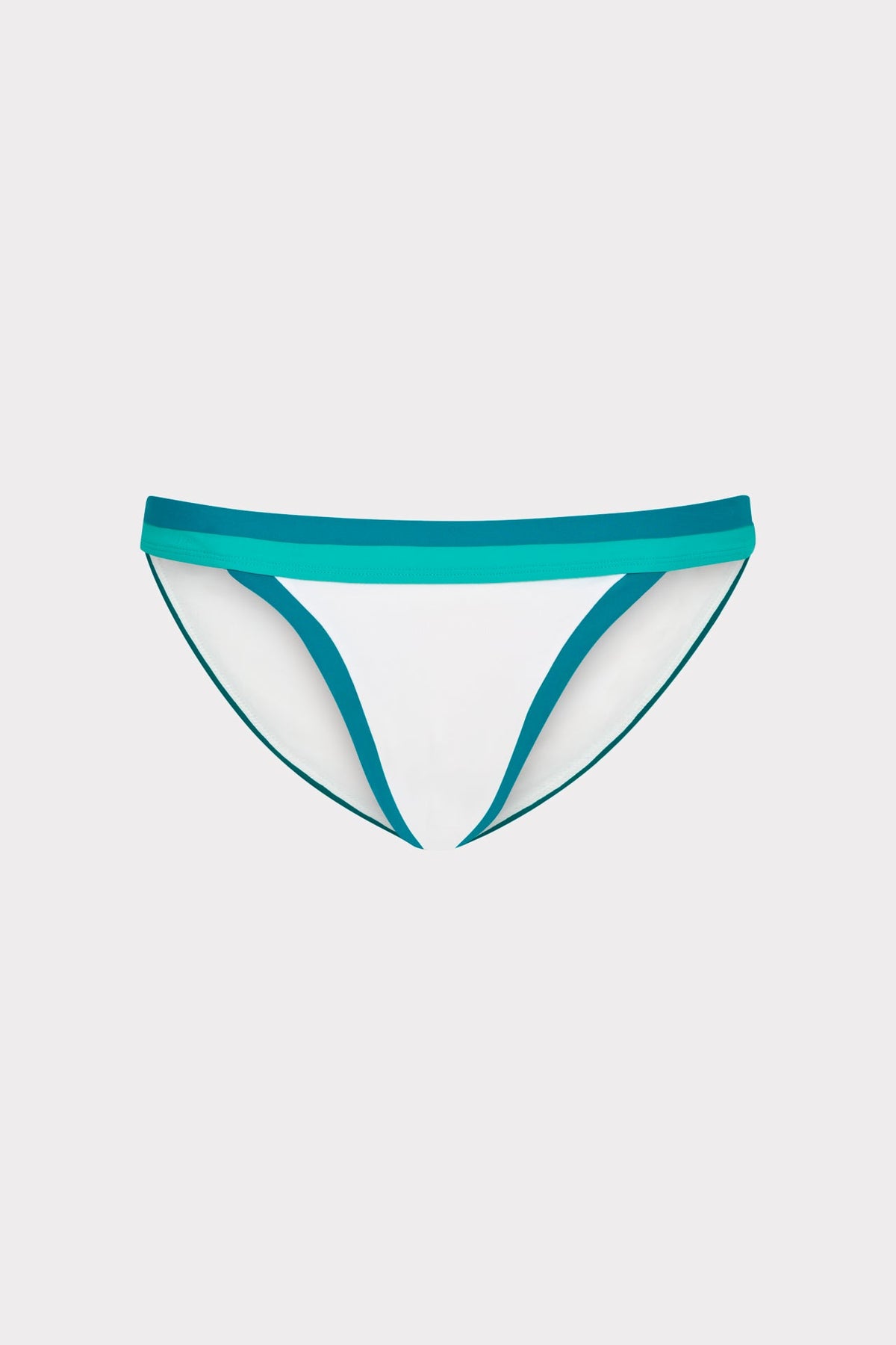 Positano Color Block Bikini Bottom Sea Green Multi | Milly Women