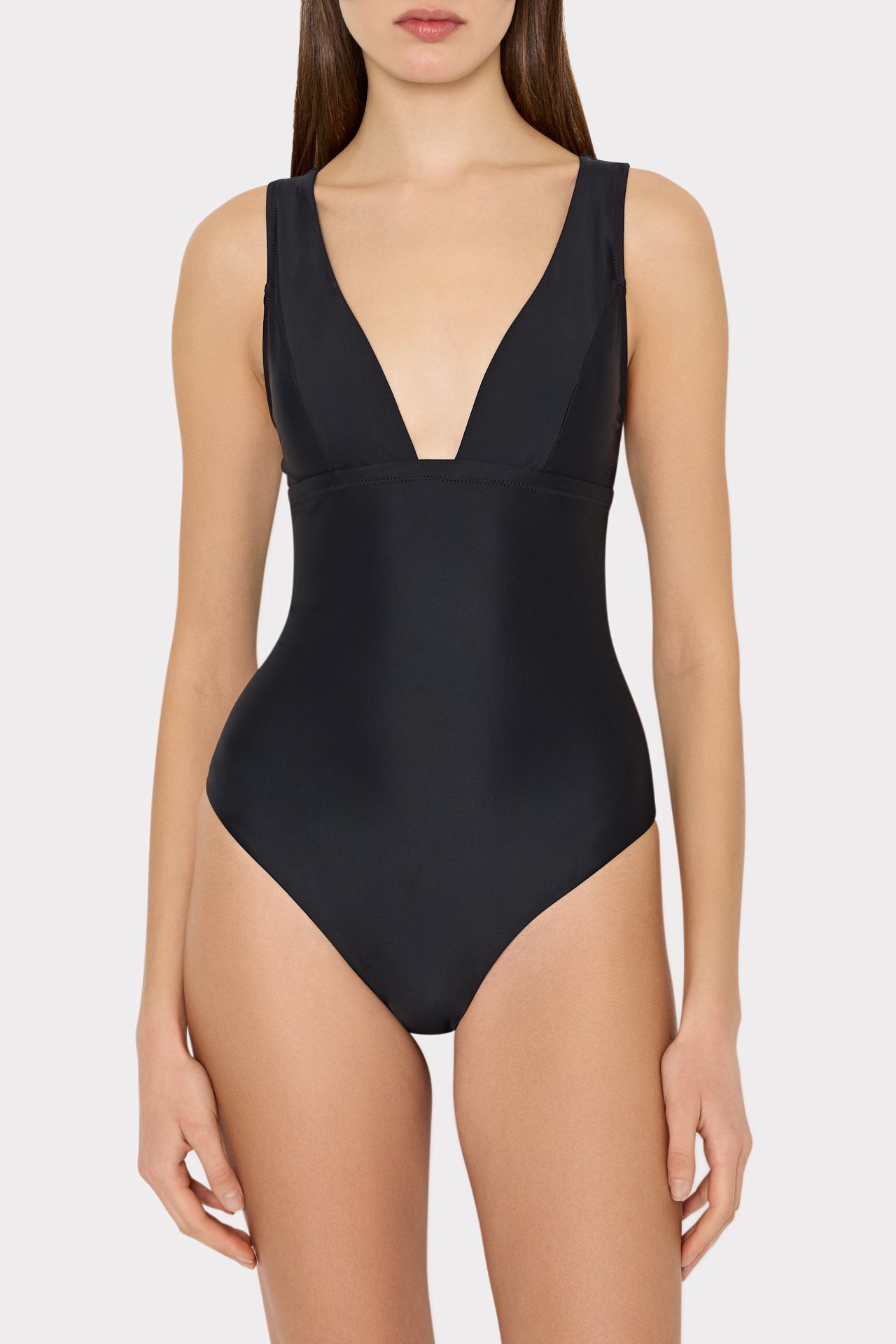Solid One Piece Black | Milly Women