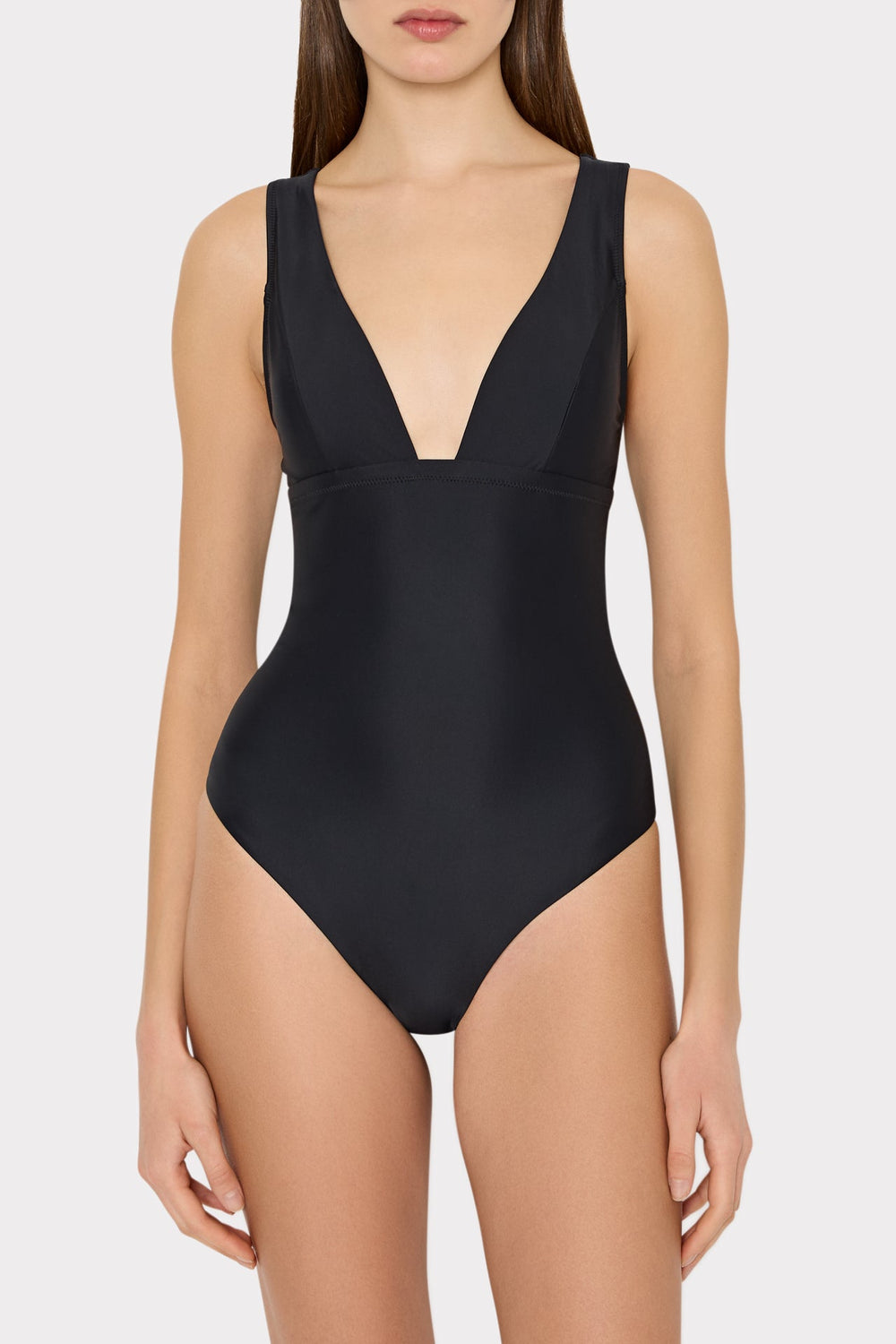 Solid One Piece Black | Milly Women