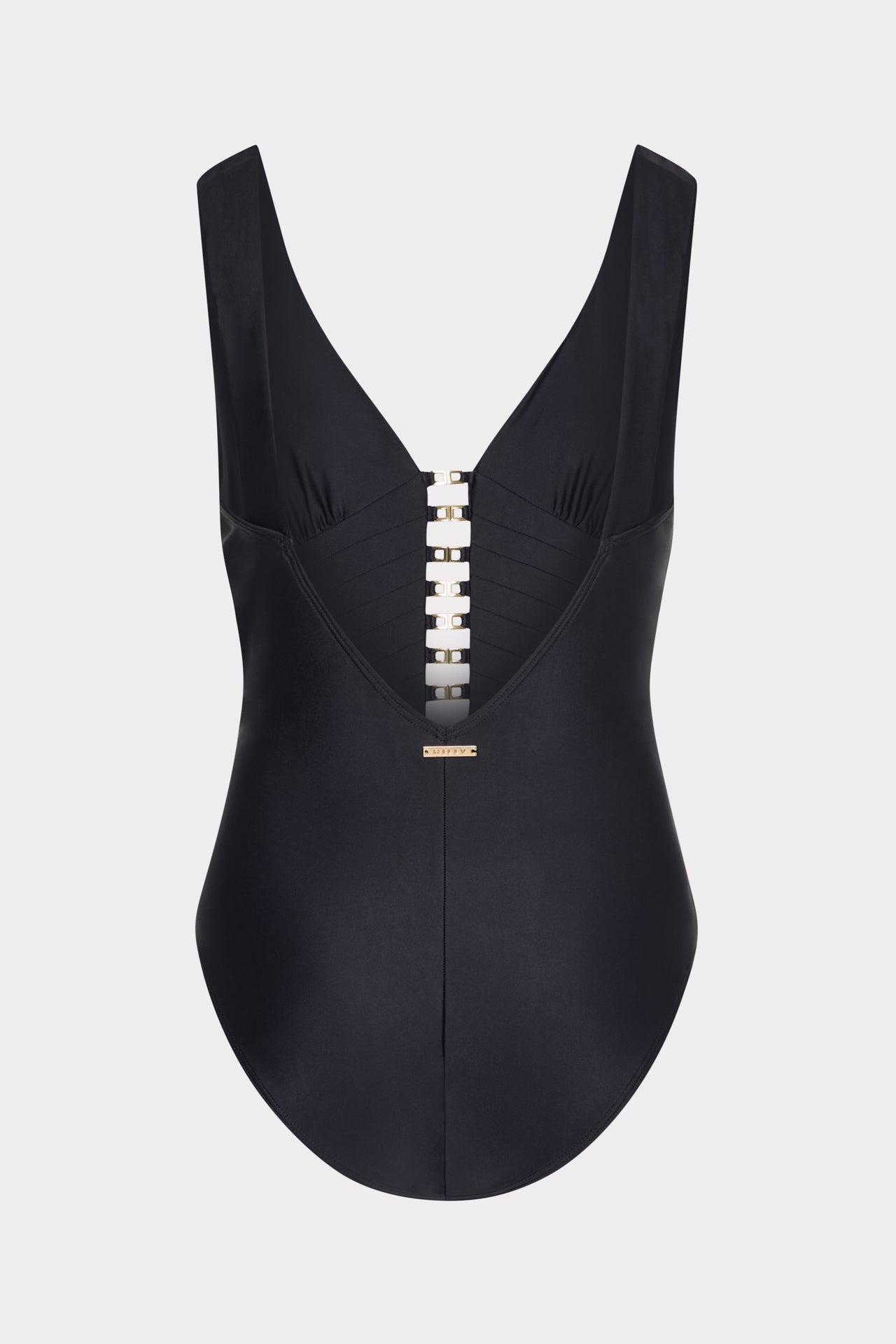Gold Accent One Piece Black | Milly Women