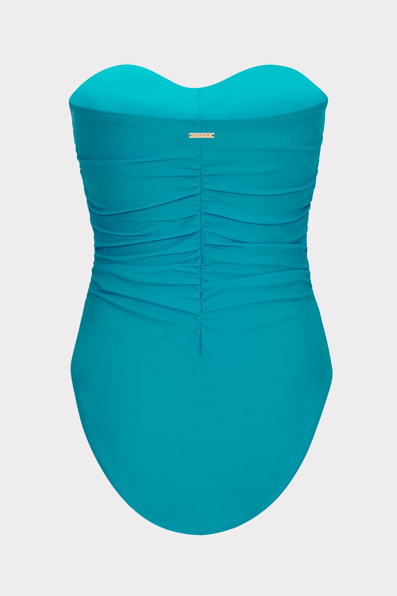 Solid Ruched One Piece Sea Foam Green | Milly Women