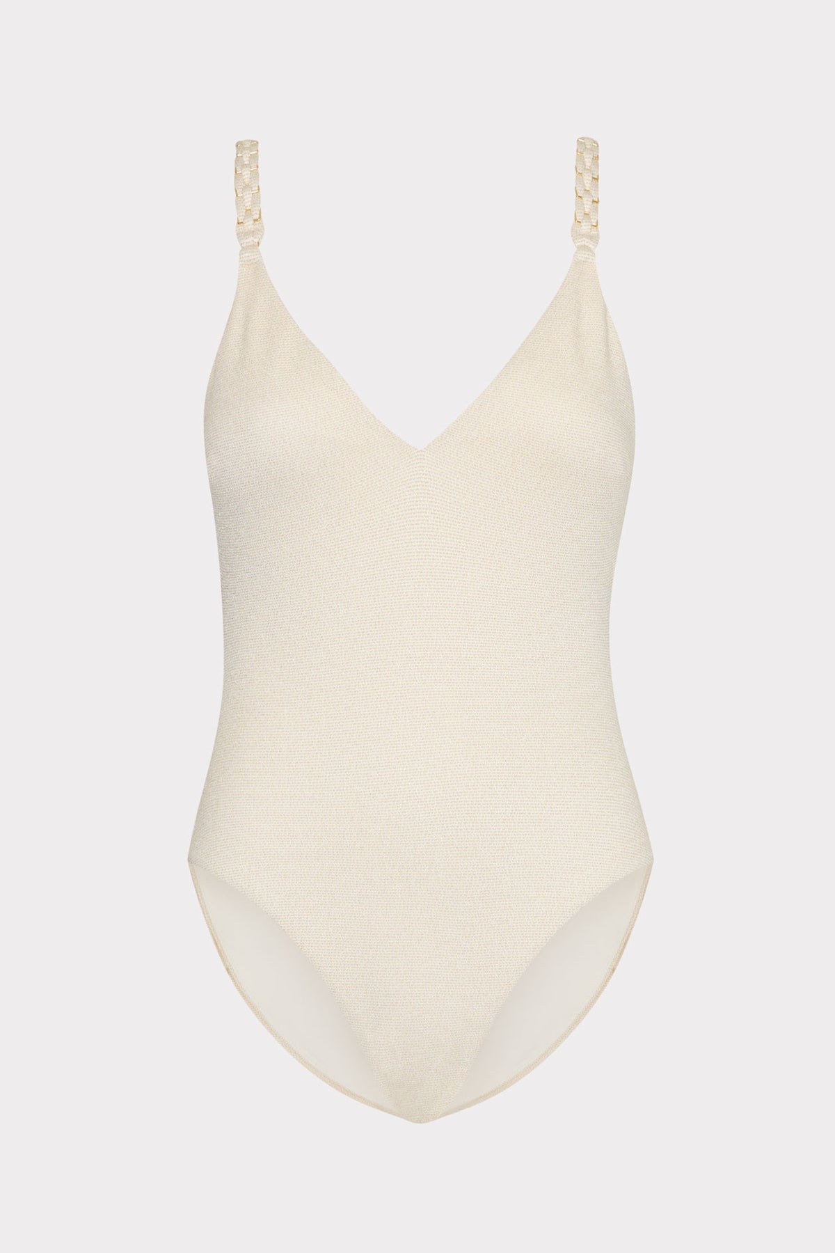 Shimmer Texture Braided One Piece Tan | Milly Women