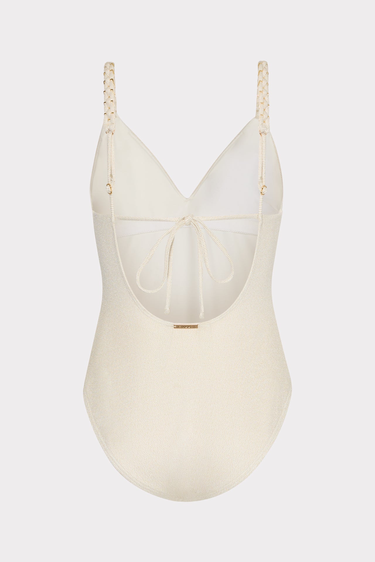Shimmer Texture Braided One Piece Tan | Milly Women