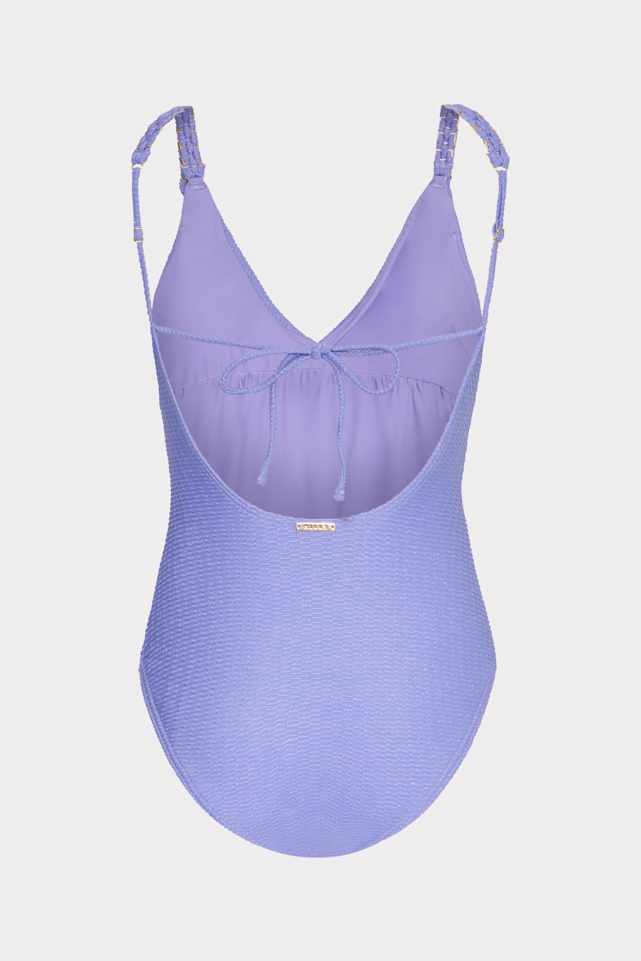 Shimmer Texture Braided One Piece Purple | Milly Women