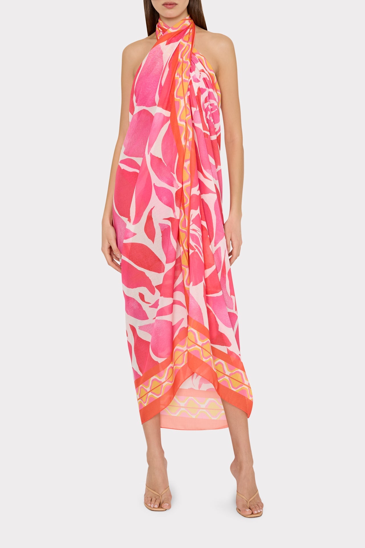 Dream Rose Sarong Magenta Multi | Milly Women