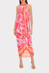Dream Rose Sarong Magenta Multi | Milly Women