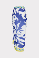 Lily Silhouette Sarong Blue/Ecru | Milly Women