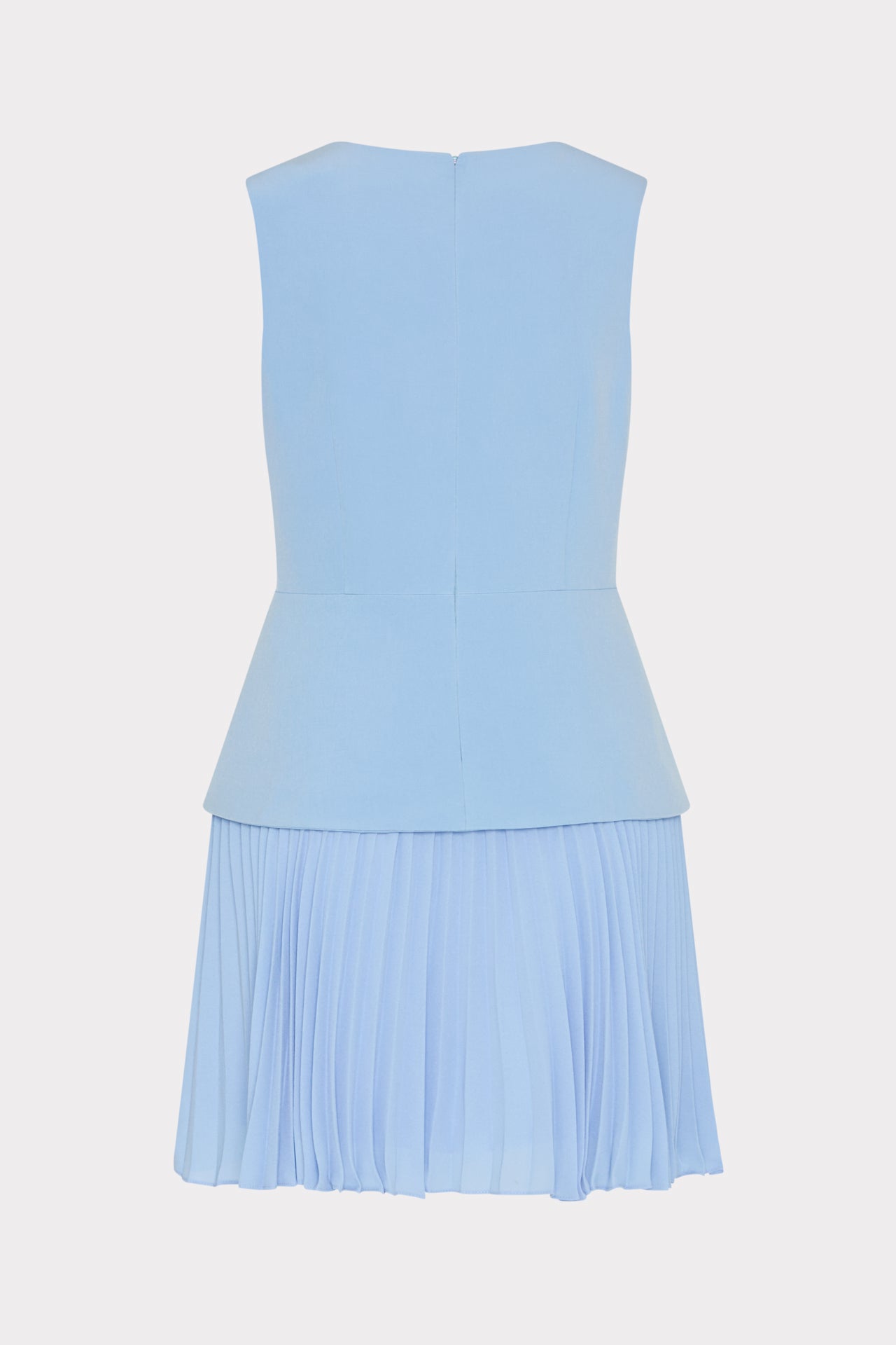 Haddy Pleated Mini Dress Blue | Milly Women