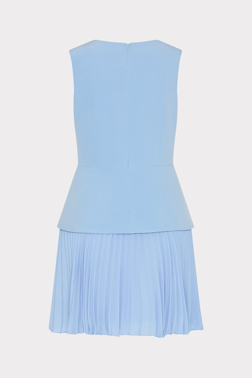 Haddy Pleated Mini Dress Blue | Milly Women