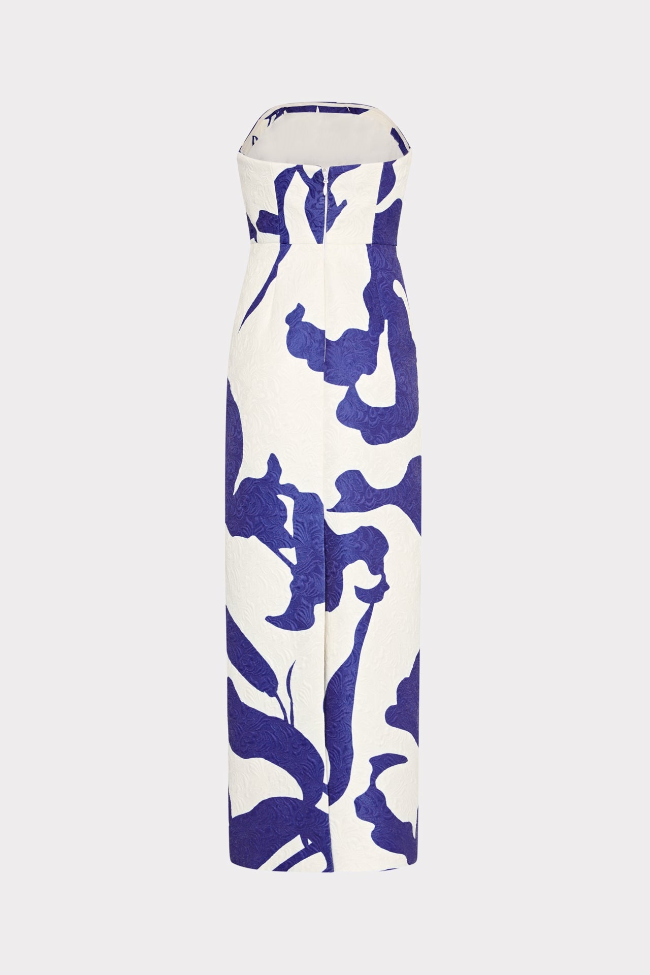 Orion Camellia Floral Jacquard Dress Blue Multi | Milly Women