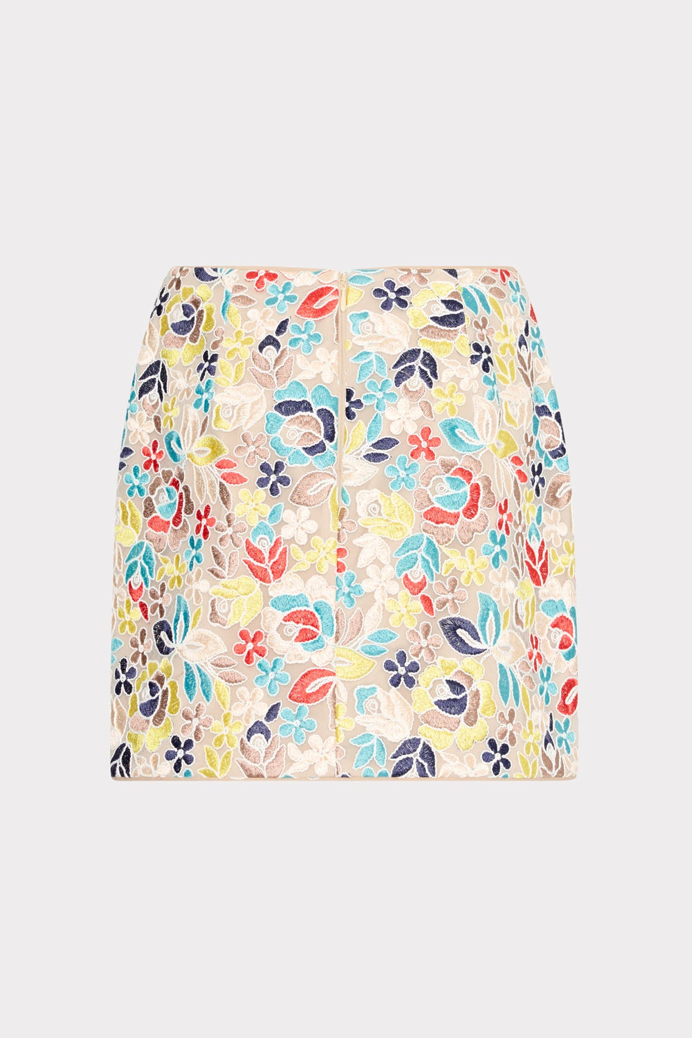 Printemps Lace Modern Mini Skirt Yellow Multi | Milly Women