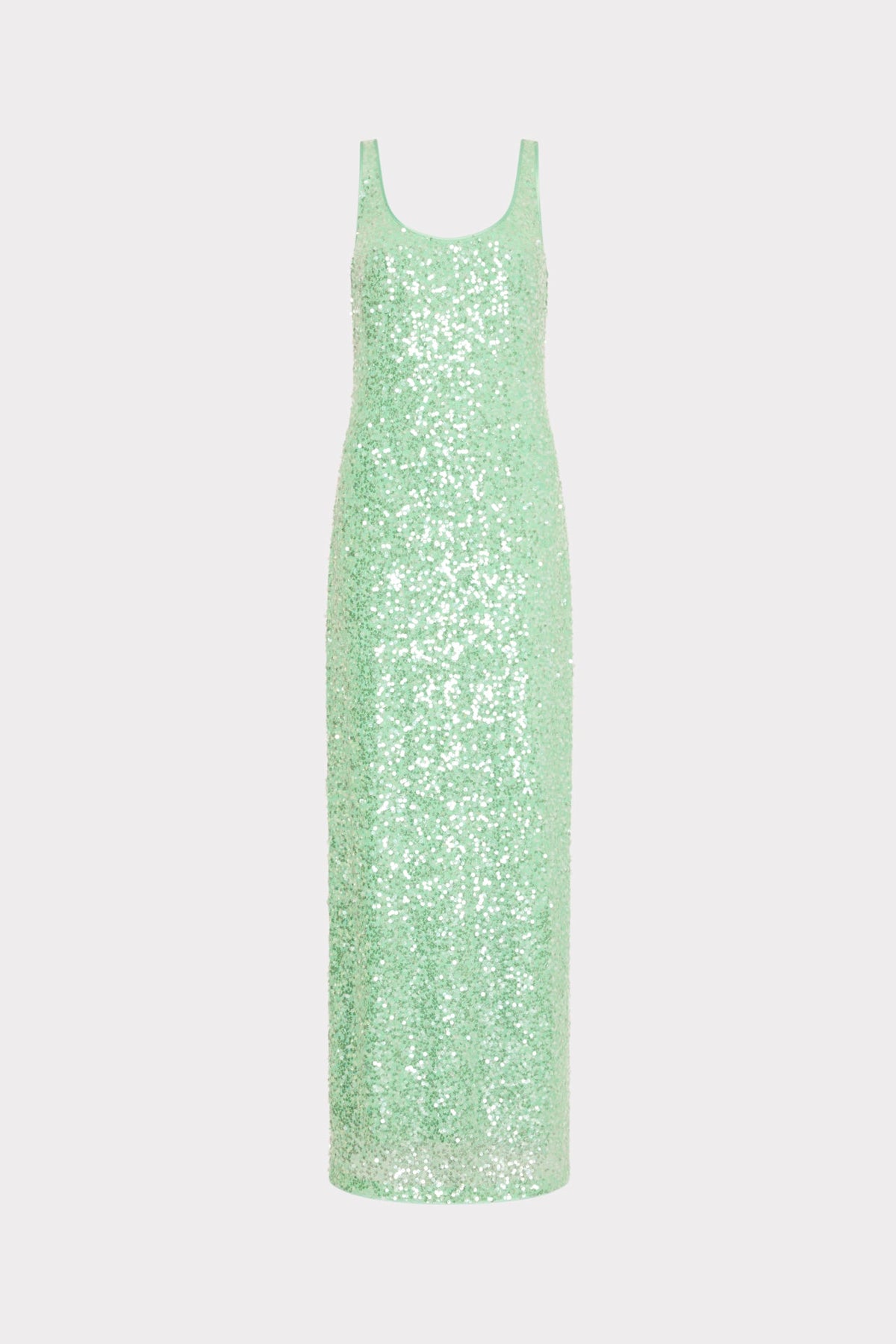 Tatum Stretch Sequins Maxi Dress Green | Milly Women