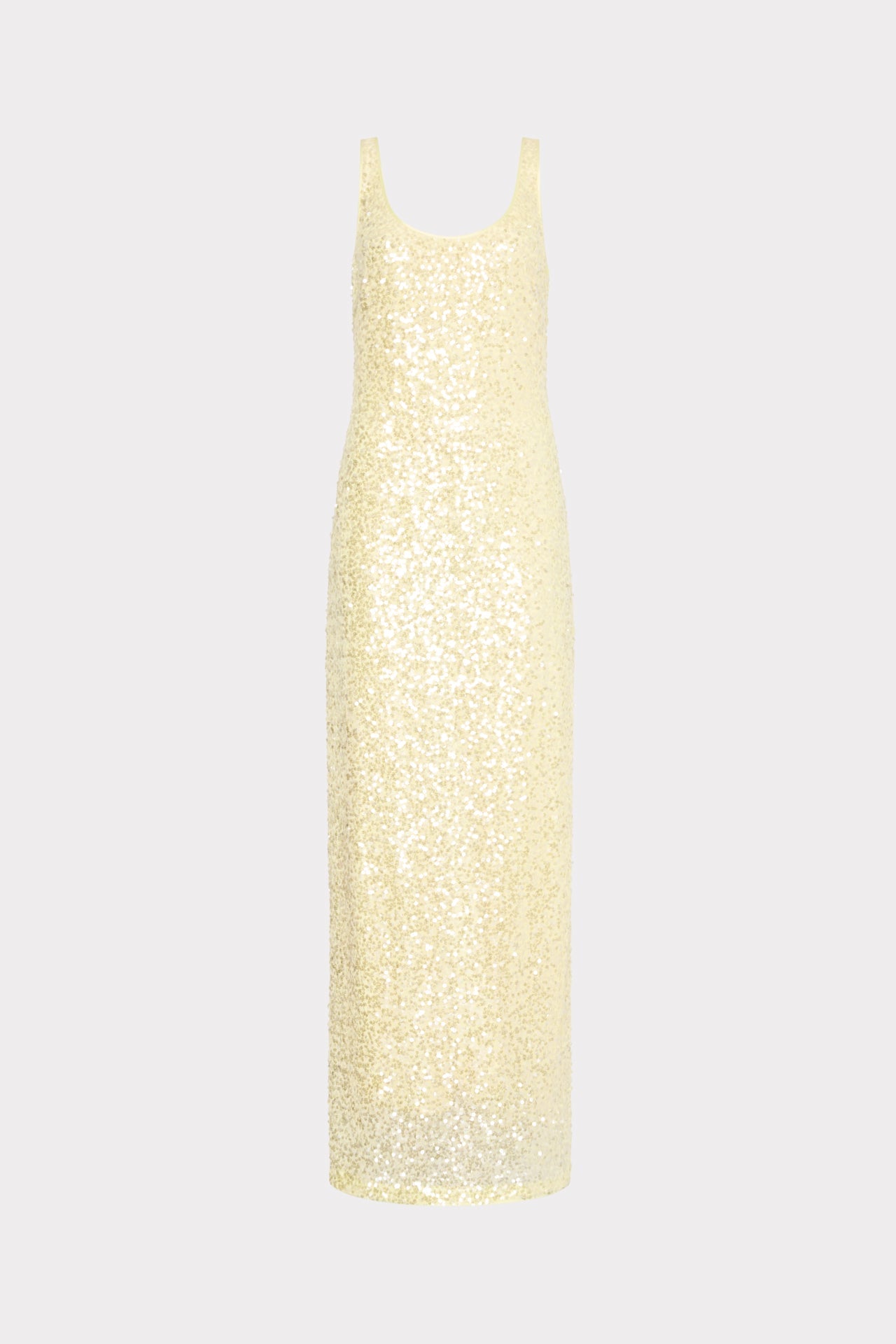 Tatum Stretch Sequins Maxi Dress Yellow | Milly Women