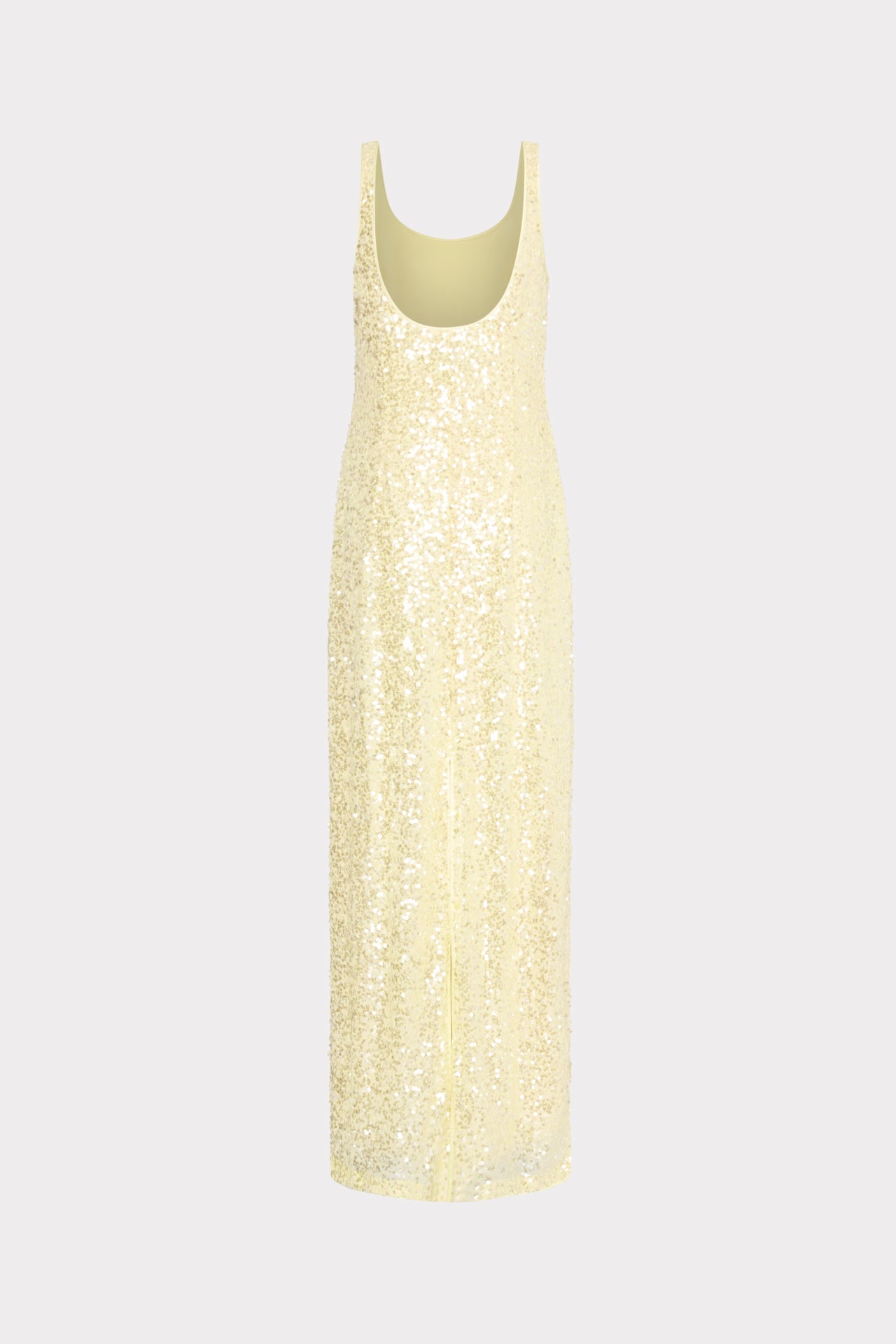 Tatum Stretch Sequins Maxi Dress Yellow | Milly Women