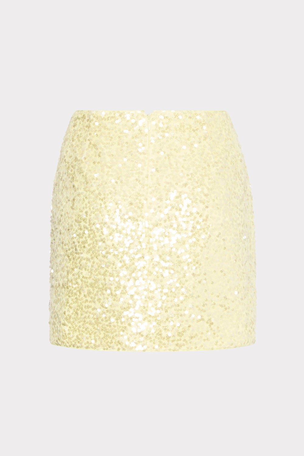Modern Mini Stretch Sequin Skirt Yellow | Milly Women
