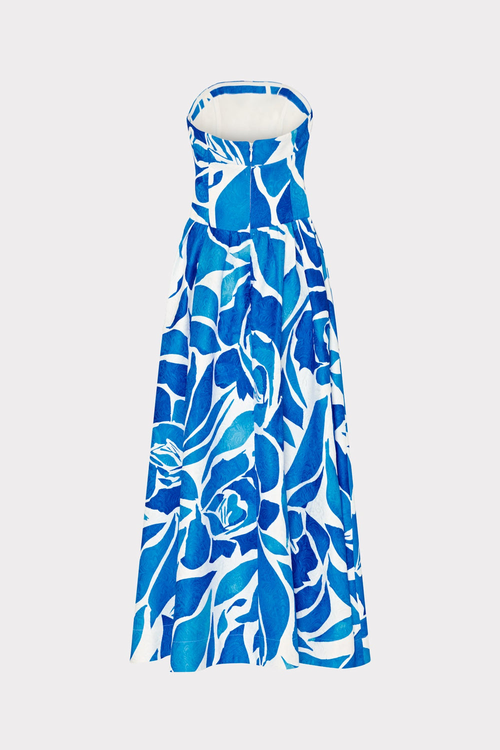 Dream Rose Jacquard Ballgown Teal Blue Multi | Milly Women