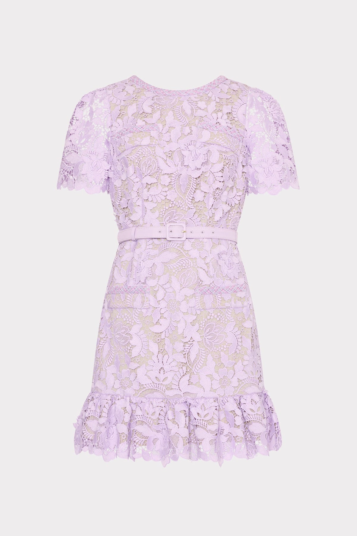 3D Garden Lace Mini Dress Lilac | Milly Women