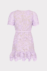 3D Garden Lace Mini Dress Lilac | Milly Women