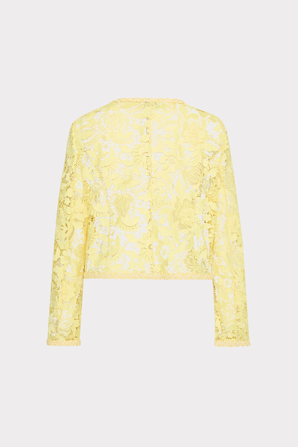 3D Garden Lace Jacket Yellow | Milly Women