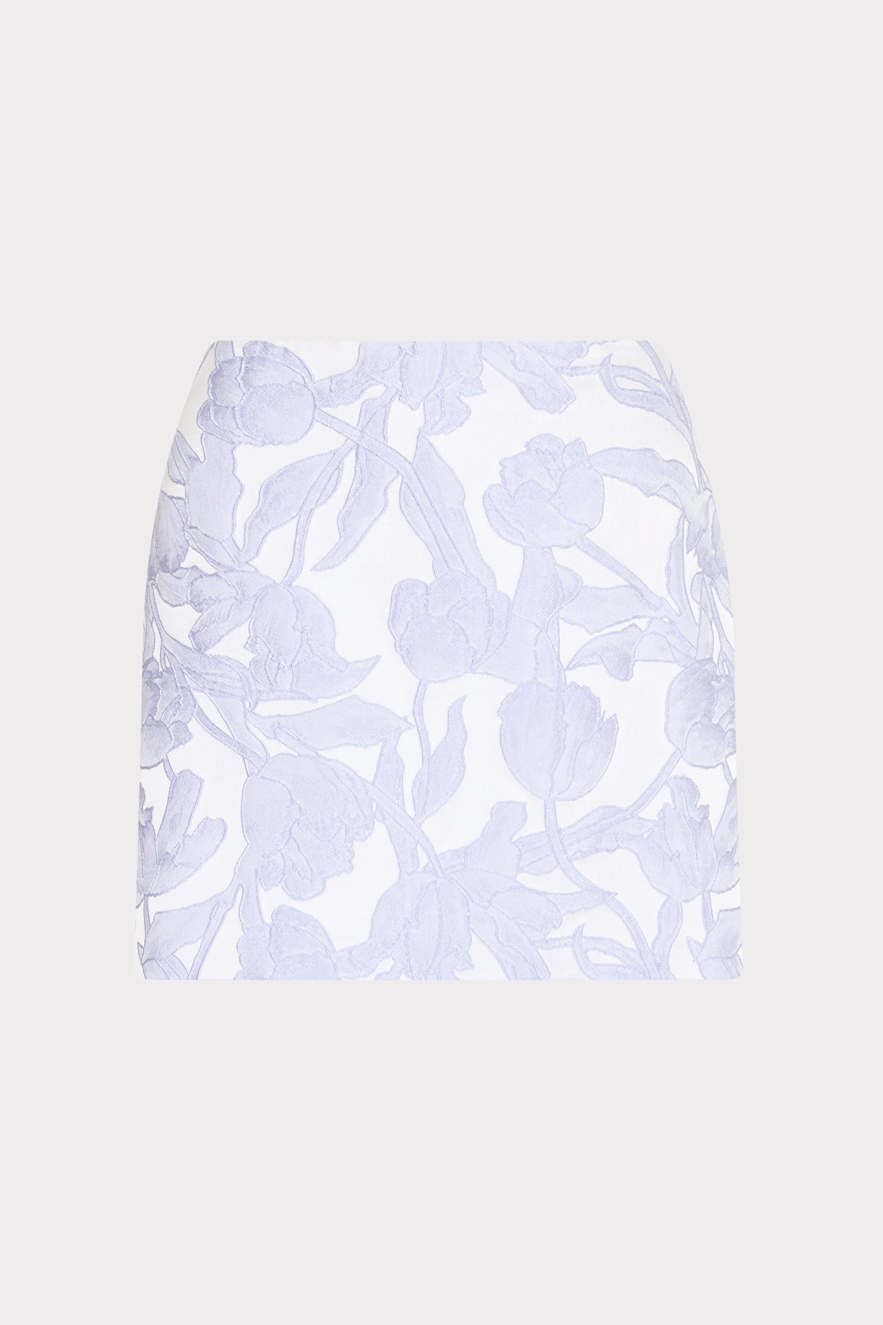 Tulip Jacquard Modern Mini Skirt Periwinkle/Multi | Milly Women
