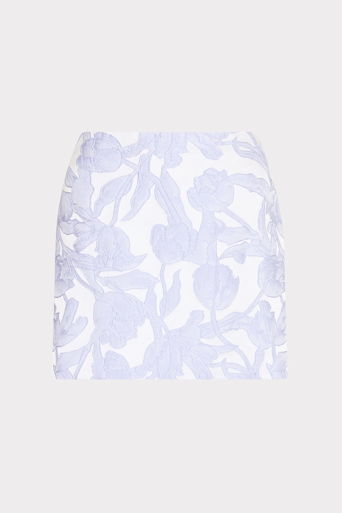 Tulip Jacquard Modern Mini Skirt Periwinkle/Multi | Milly Women
