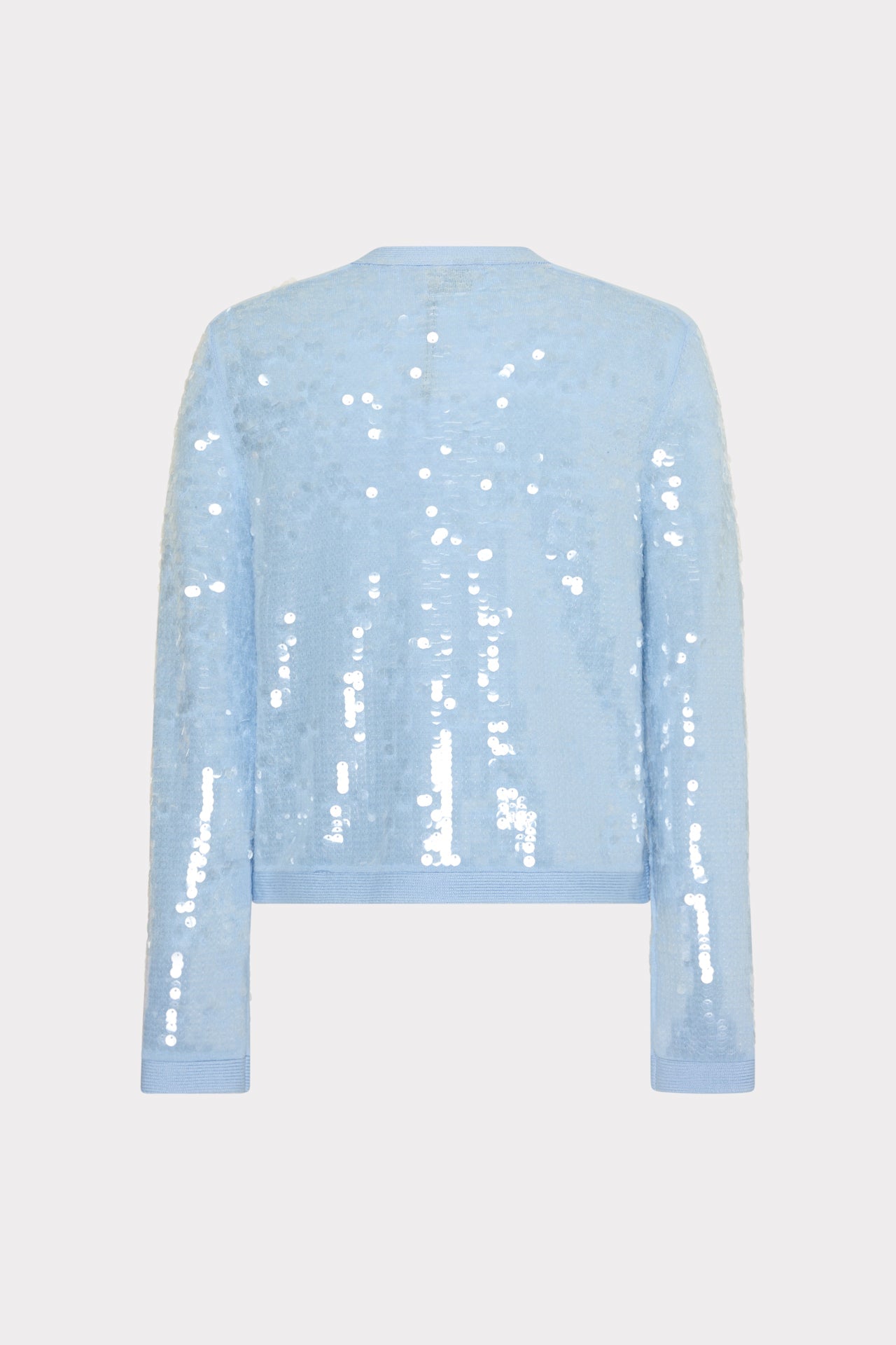Iman Sequin Knit Cardigan Light Blue | Milly Women