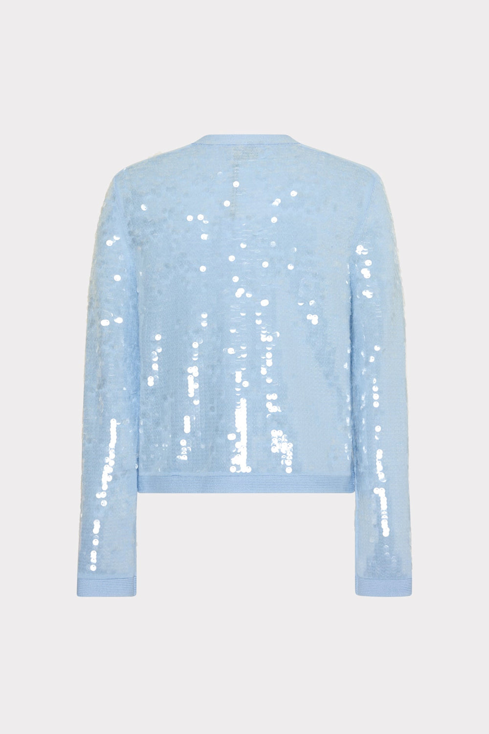 Iman Sequin Knit Cardigan Light Blue | Milly Women