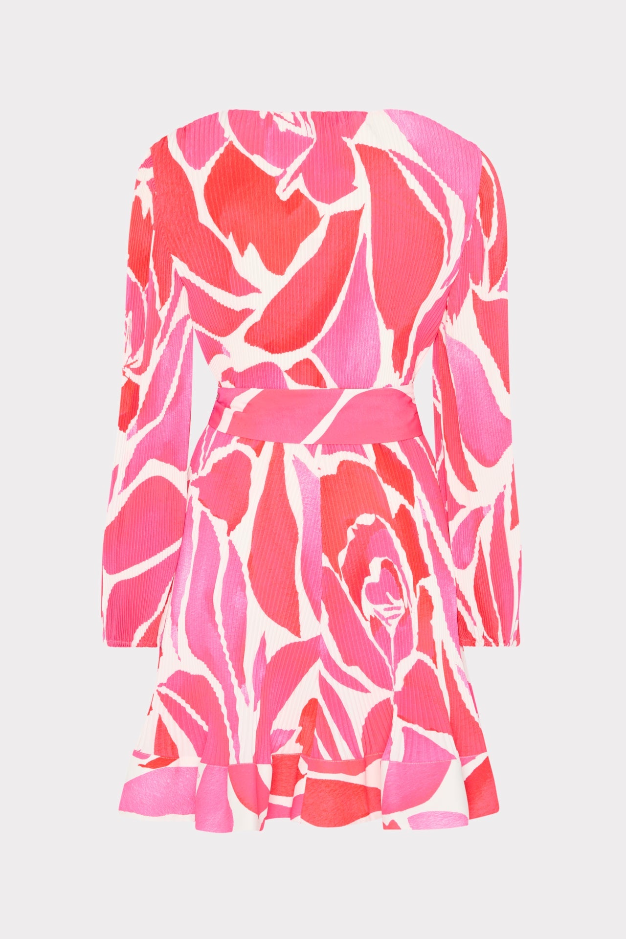Liv Dream Rose Pleated Dress Magenta Multi | Milly Women