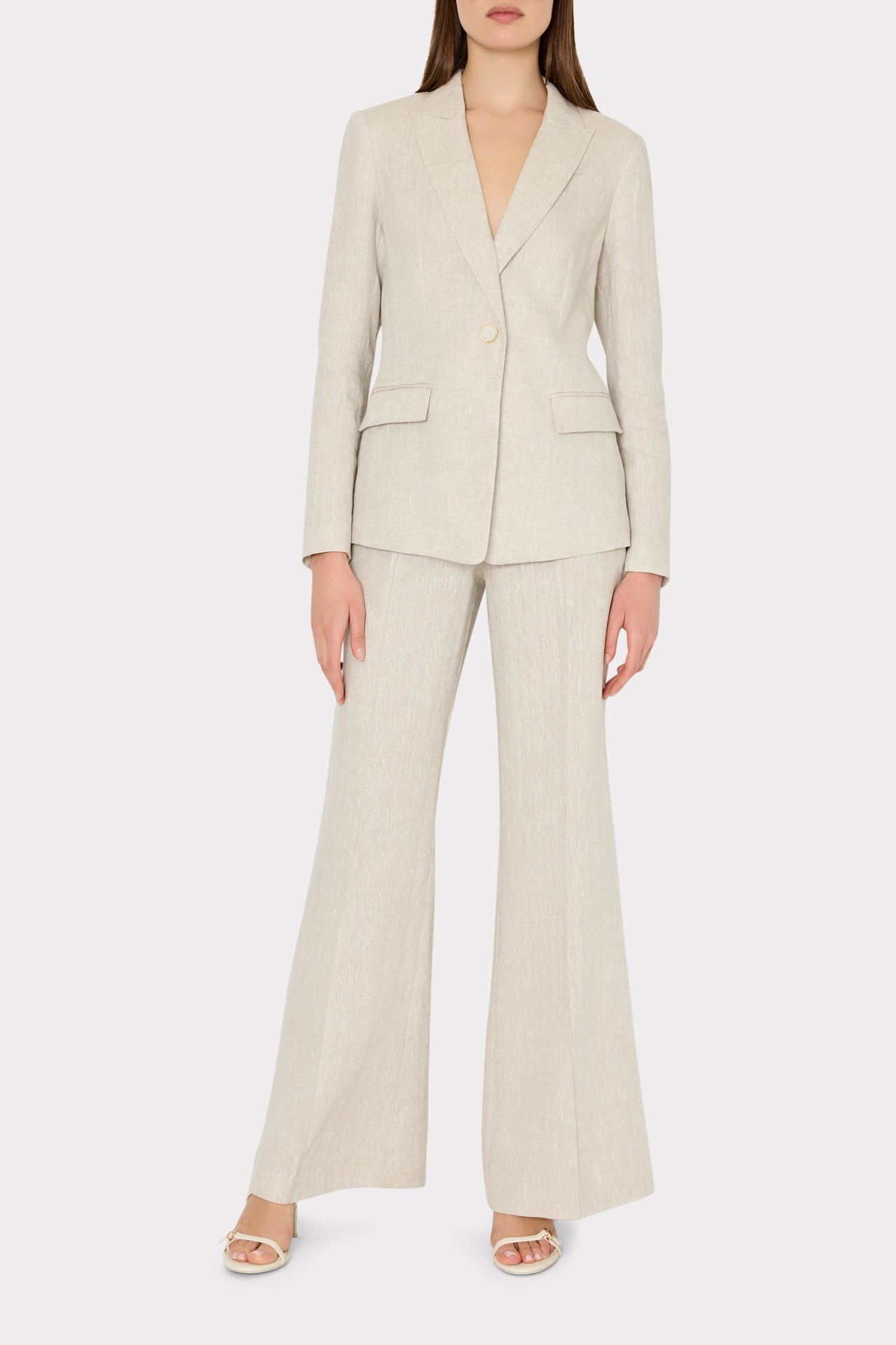 Noa Linen Trousers Natural | Milly Women